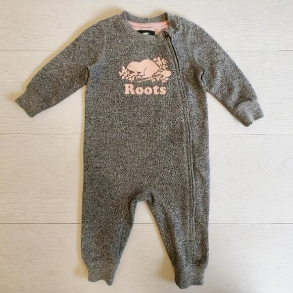 Roots Cooper Beaver Jumpsuit 6-12 Months - Picture 1 of 7